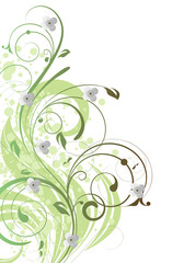 Abstract floral background  for design