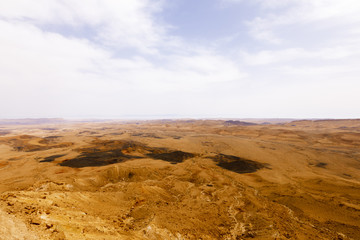Desert landscapes in Israel.