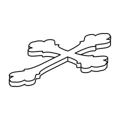 Christianity cross symbol icon vector illustration graphic design