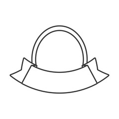 outlined label sticker emblem vector illustration eps 10