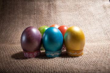 easter eggs isolated