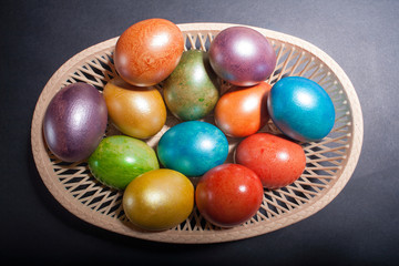 easter eggs isolated