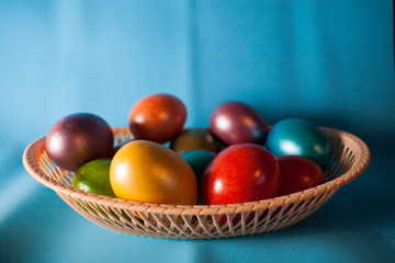 easter eggs isolated