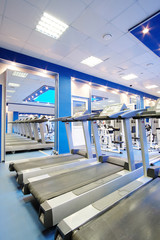 Naklejka premium Interior of a fitness hall