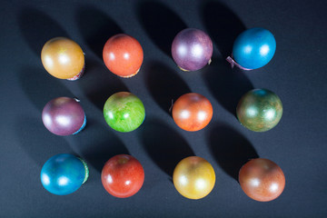 easter eggs isolated