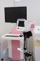 Device for a gynecological examination
