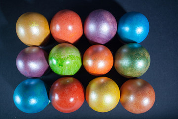 easter eggs isolated