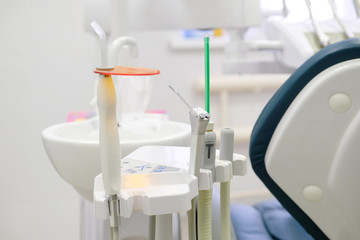 Dental equipment close up
