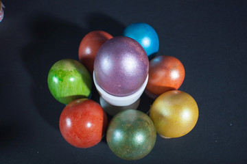 easter eggs isolated