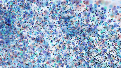 Beautiful colorful bokeh blurred background defocused dots