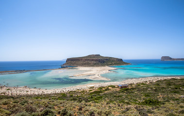 Fototapeta na wymiar Balos beach, Crete, Greece
