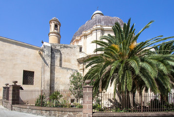 Fototapeta na wymiar Santa Maria church in Sassari, Sardinia