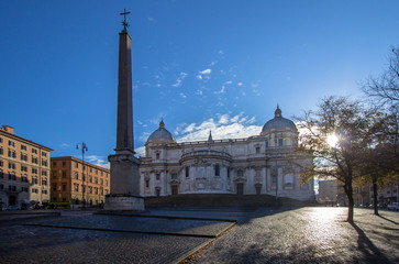 Fototapeta na wymiar Basilica of Santa Maria Maggiore, Rome