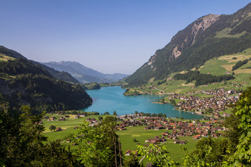 Fototapeta na wymiar Lungern village, Switzerland