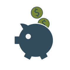 Saving money icon