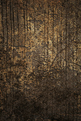 texture in brown and golden tones, scratched, stained, photo of a natural surface, high resolution
