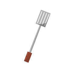 spatula grilled picnic utensil vector illustration eps 10