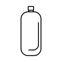 bottle water liquid fresh outline vector illustration eps 10