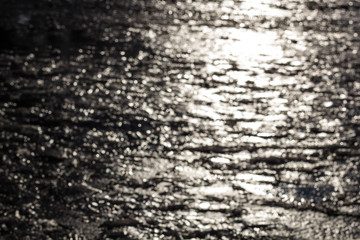 silver and white bokeh lights defocused. abstract