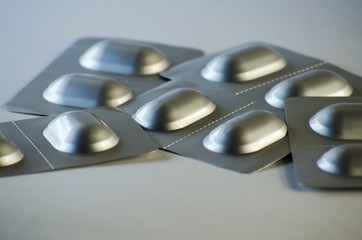 Tablets in foil blisters