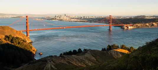Golden Gate Bridge in Late Afternoon Light