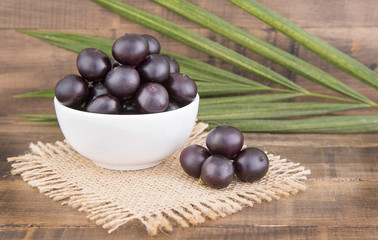 Corozo tropical fruit - Bactris guineensis