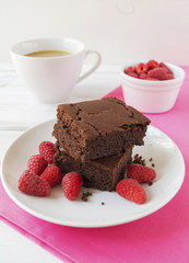 Vegan red kidney beans brownies