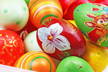 Fototapeta na wymiar Easter eggs.