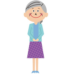 ポップな家族　祖母　お出迎え