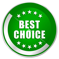 Best choice silver metallic border green web icon for mobile apps and internet.