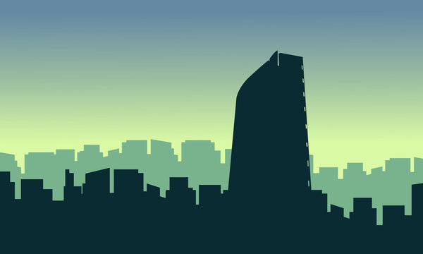 Vector Illustartion Of Mexico City Scenery