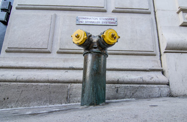Water hydrant in new york