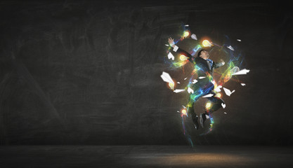 He is got the deal . Mixed media . Mixed media