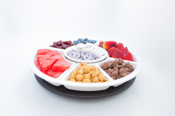 Variety of snacks.