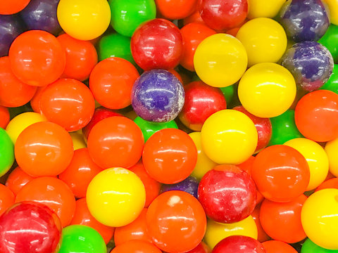 Colorful candies texture background.