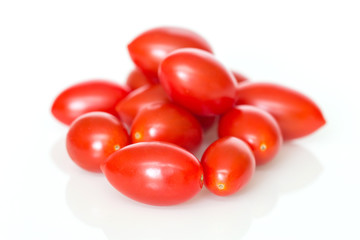 Red cherry tomatoes.