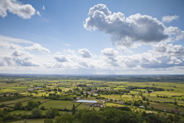 Somerset Levels from Glastonbury Tor