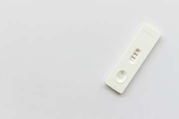pregnancy test isolated on a white background