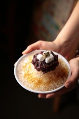 red bean shaved ice, 팥빙수