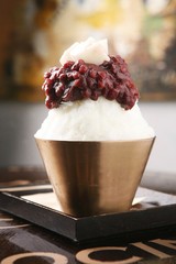 red bean shaved ice, 팥빙수