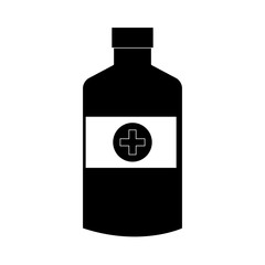 medication bottle icon image vector illustration design 