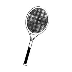 tennis racket icon image vector illustration design 