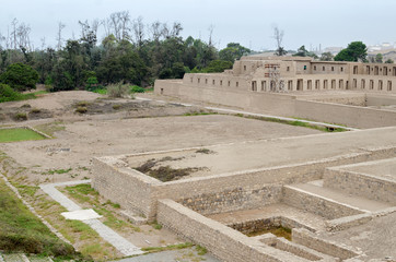 Obraz premium View to Inca ruins