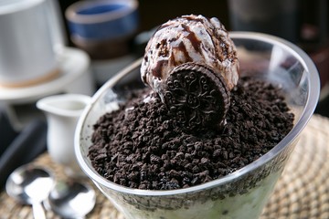 shaved ice with cookies, 쿠키빙수