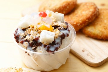 traditional shaved ice, 팥빙수
