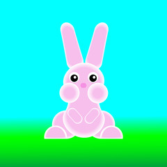  Cute rabbit cartoon