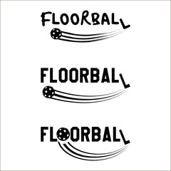 Floorball logo text