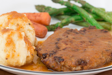 Pork steak.