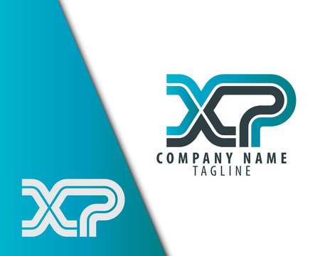 Initial Letter XP Linked Design Logo