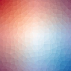 Red blue Geometric polygonal background abstract